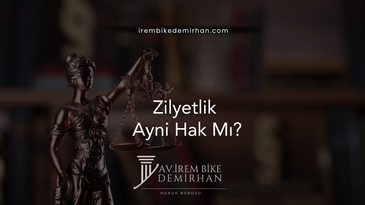 Zilyetlik Ayni Hak Mı?