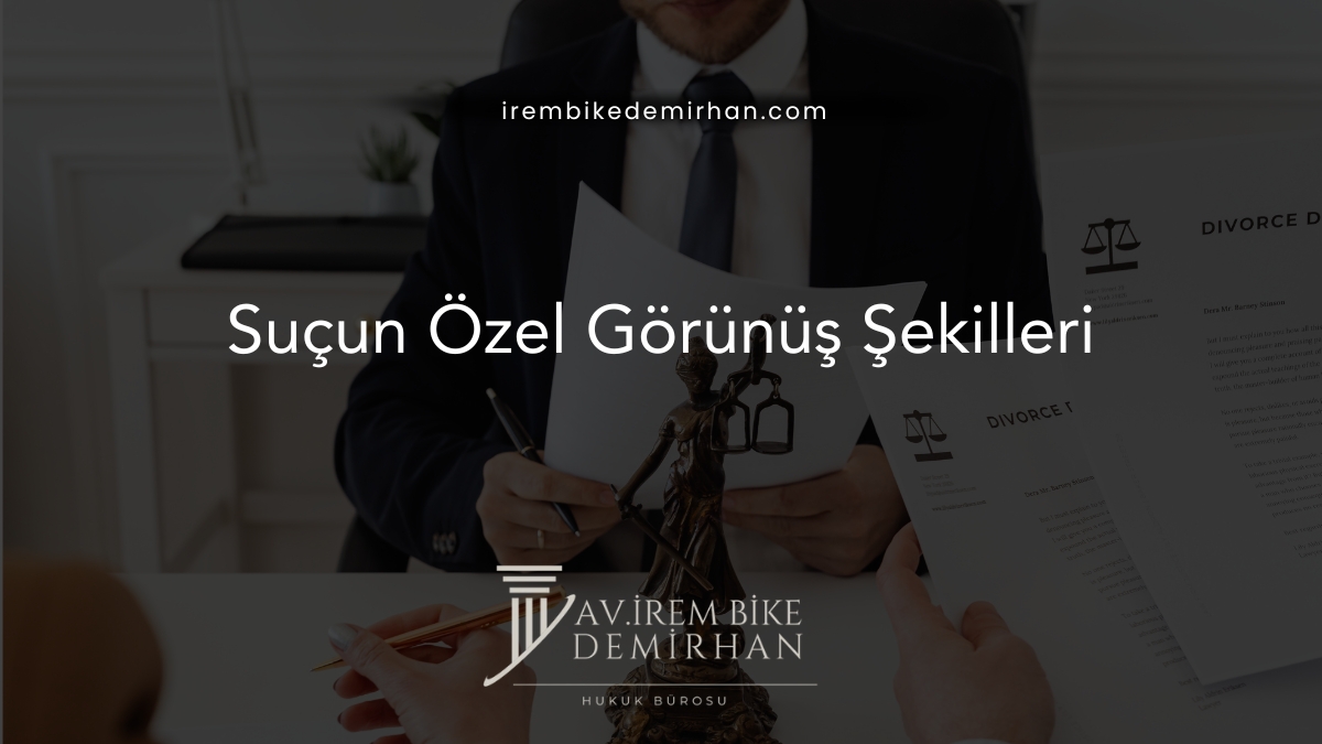 Suçun Özel Görünüş Şekilleri