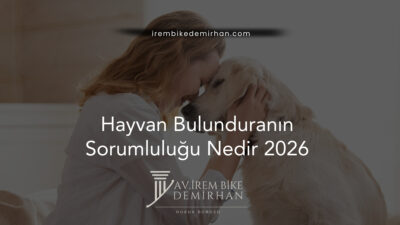 Hayvan Bulunduranın Sorumluluğu Nedir 2026