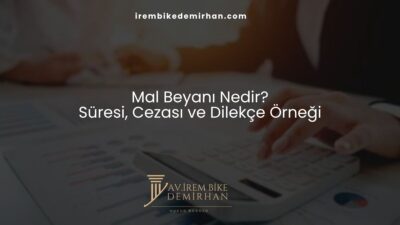 Mal Beyanı Nedir? Süresi, Cezası ve Dilekçe Örneği